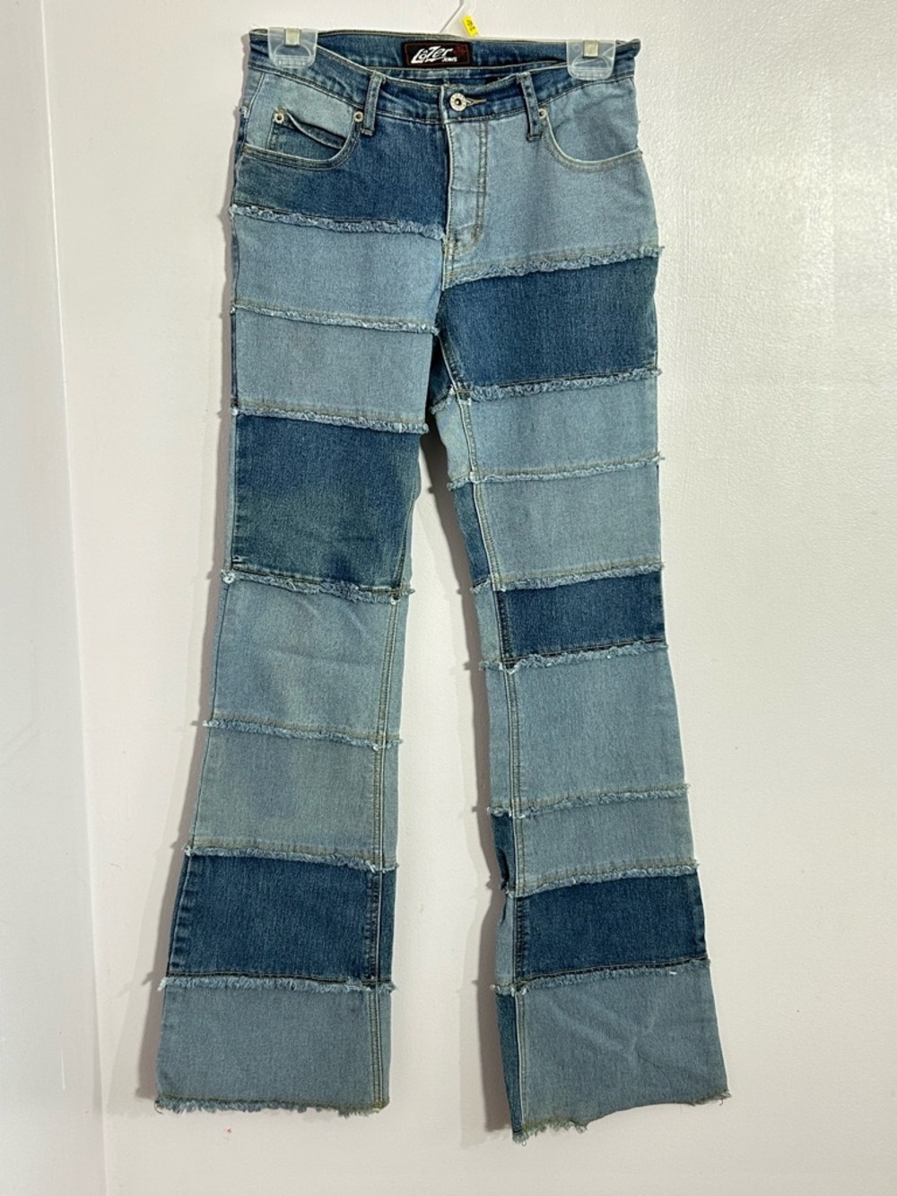 Lazer Vintage Patchwork Low Rise Jeans Size 5